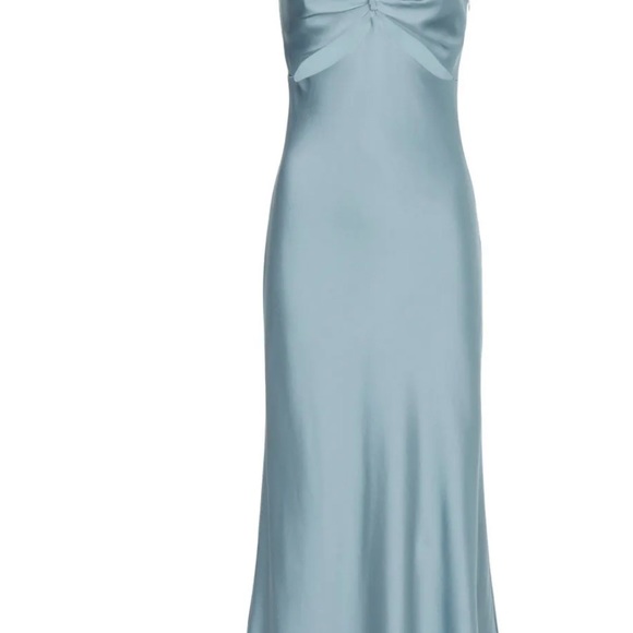 Blue SIMKHAI Josette slip dress with cutouts - Picture 5 of 15